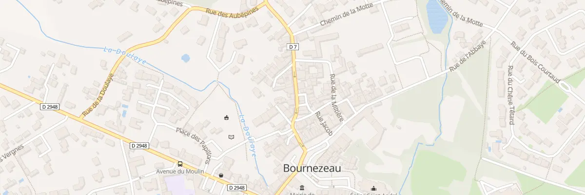 Plan du 9 Rue du Château à Bournezeau