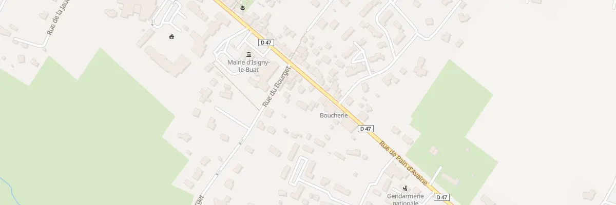 Plan du 36 Rue de Pain d’Avaine Isigny à Isigny-le-Buat