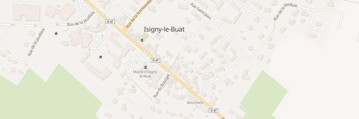 Plan du 9 Sen du Puits Feron Isigny à Isigny-le-Buat