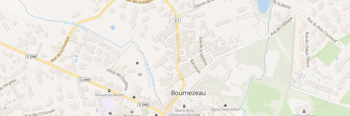 Plan du 5 Rue du Château à Bournezeau