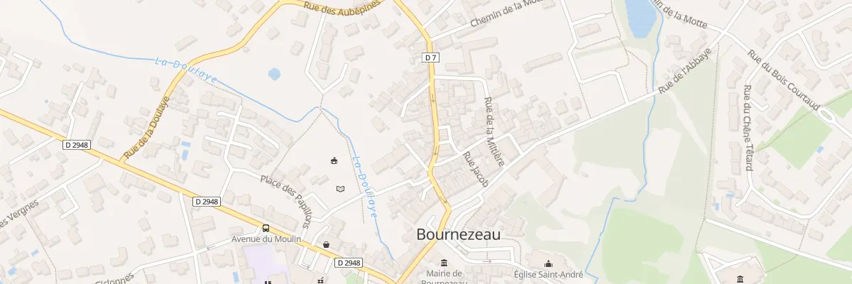 Plan du 7 Rue du Château à Bournezeau
