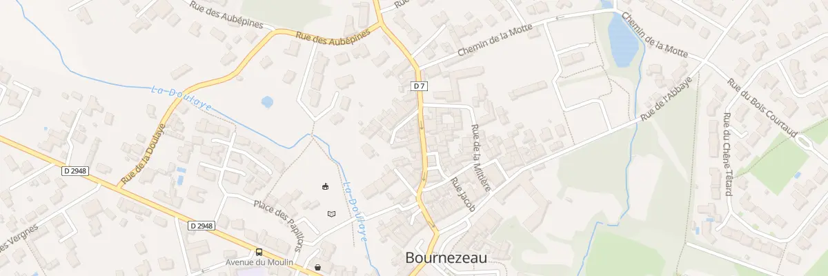 Plan du 15 Rue du Château à Bournezeau