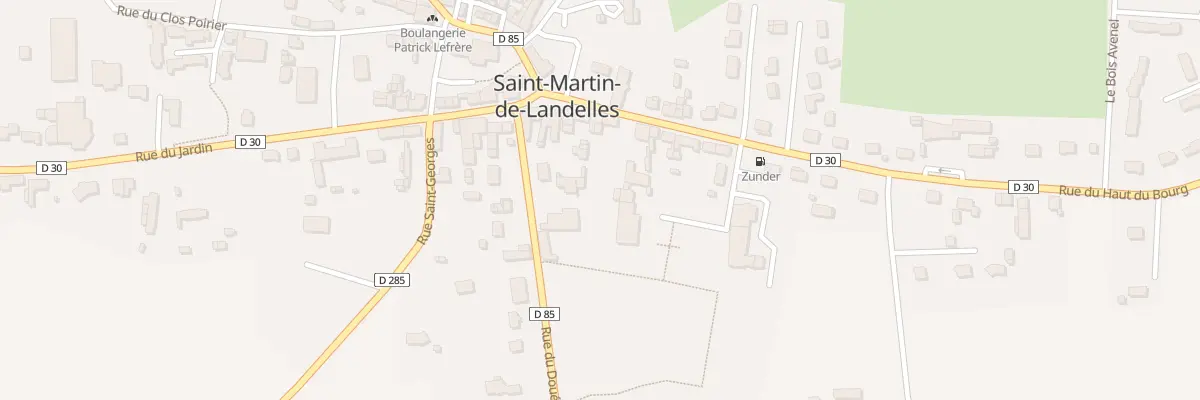 Plan du 5 Rue du Doué - St-martin à Saint-Hilaire-du-Harcouët