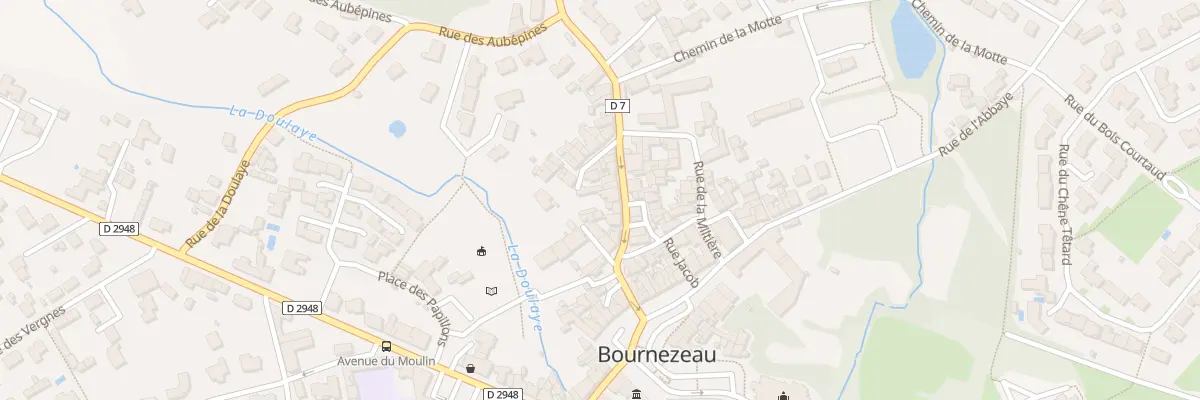 Plan du 11 Rue du Château à Bournezeau