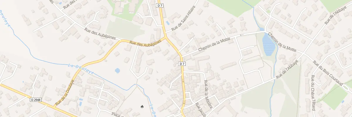 Plan du 25 Rue du Château à Bournezeau