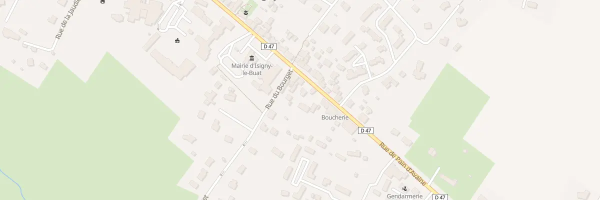Plan du 34 Rue de Pain d’Avaine Isigny à Isigny-le-Buat