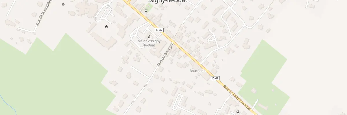 Plan du 32 Rue de Pain d’Avaine Isigny à Isigny-le-Buat