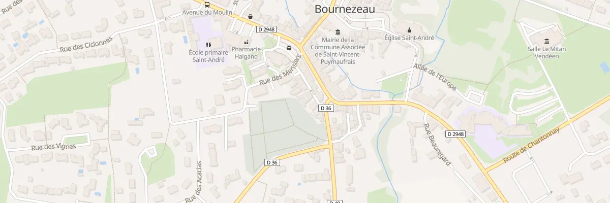 Plan du 5047 Rue de l’Ancienne Mairie à Bournezeau