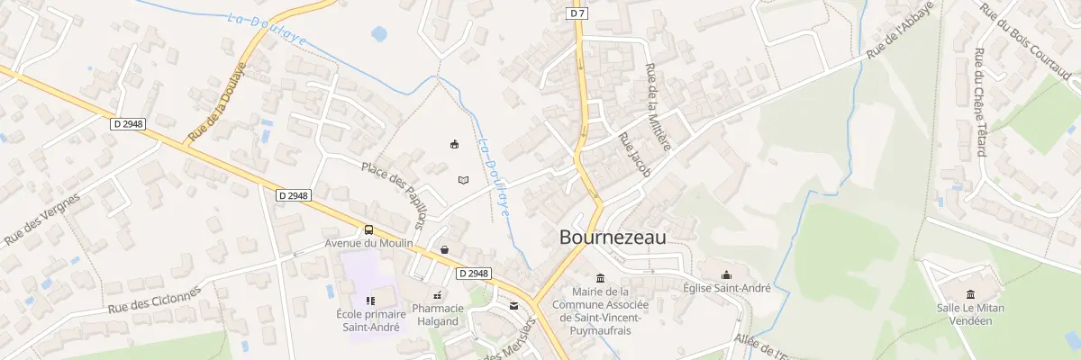 Plan du 3 Cour des Amis à Bournezeau