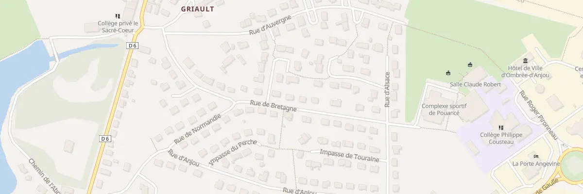 Plan du 17 Rue de Bretagne (Pouance) à Ombrée d’Anjou