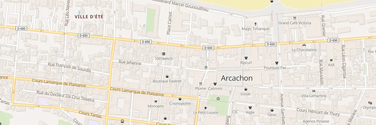 Plan du 29 Rue Jehenne à Arcachon