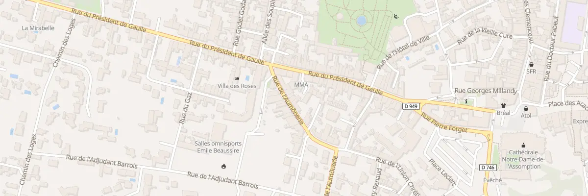 Plan du 7 Rue de l’aumônerie à Luçon