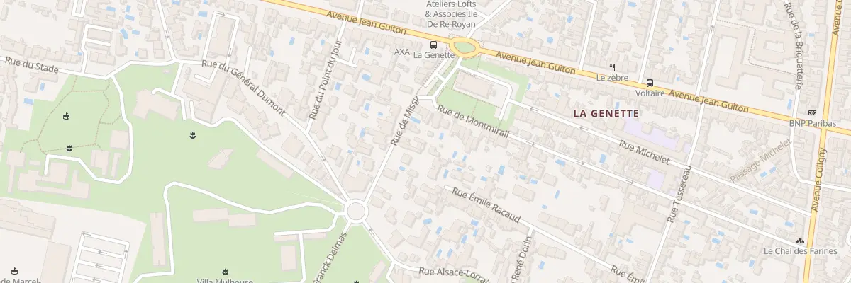 Plan du 77 Rue Montmirail à La Rochelle