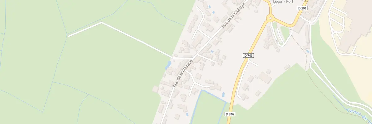 Plan du 74 Rue de la clairaye à Luçon