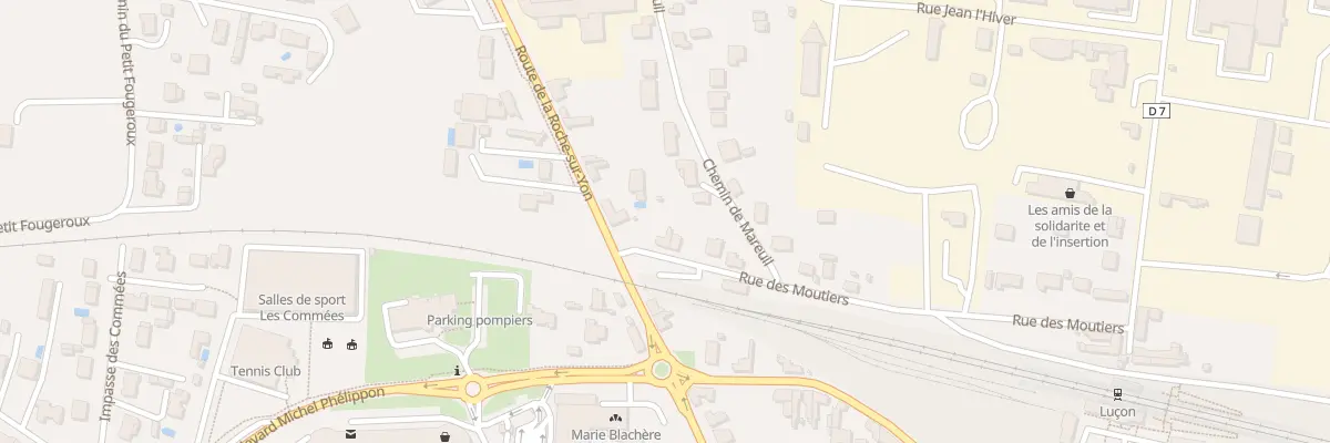 Plan du 3 Rte des Moutiers à Luçon