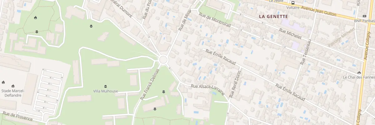 Plan du 22 Rue Alsace Lorraine à La Rochelle