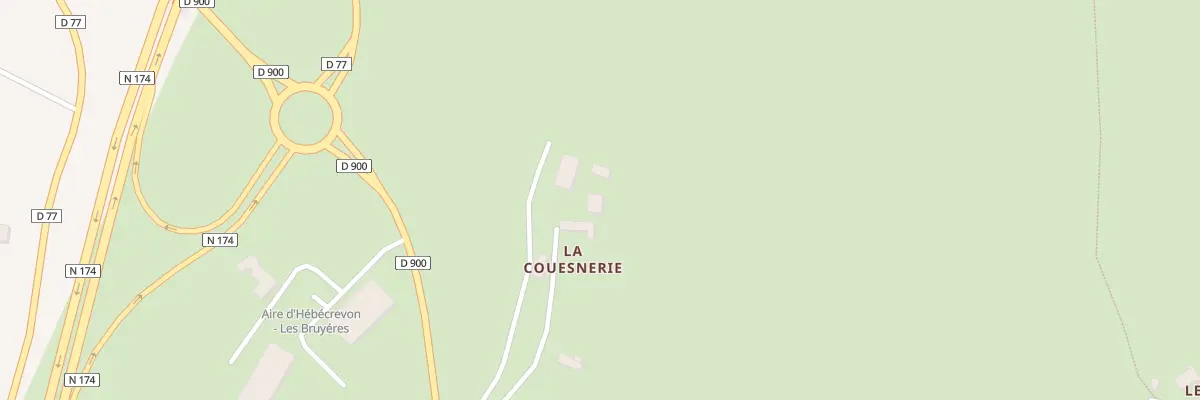 Plan du 1 La Couesnerie à Thèreval