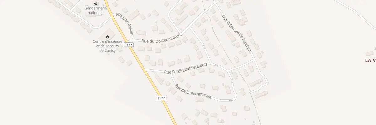Plan du 11 Rue Ferdinand Leplatois à Canisy