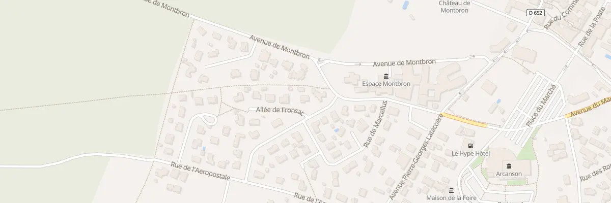 Plan du 181 Rue de Verthamon à Biscarrosse