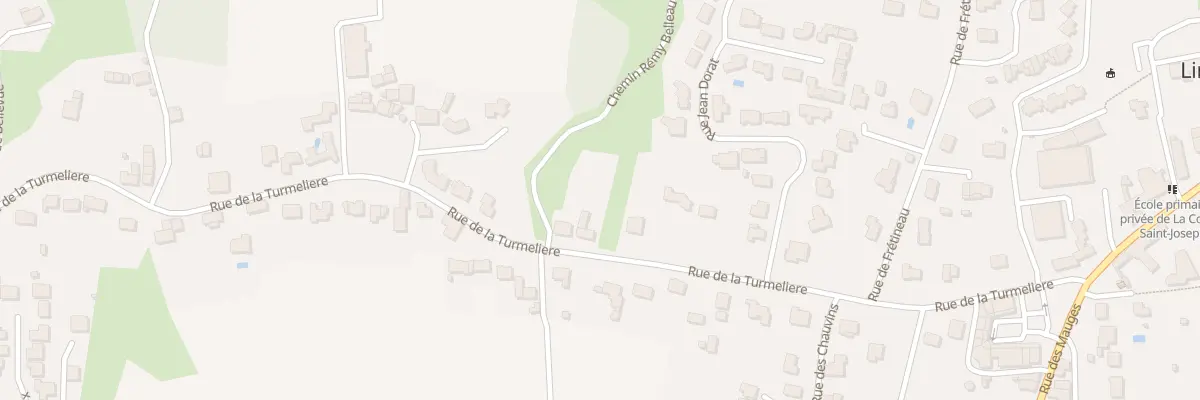 Plan du 5138 Rue de la Turmeliere (Lire) à Orée d’Anjou