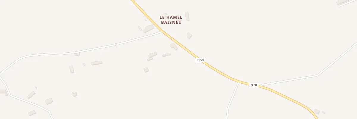 Plan du 4 Le Hamel Baisnee - Percy à Percy-en-Normandie