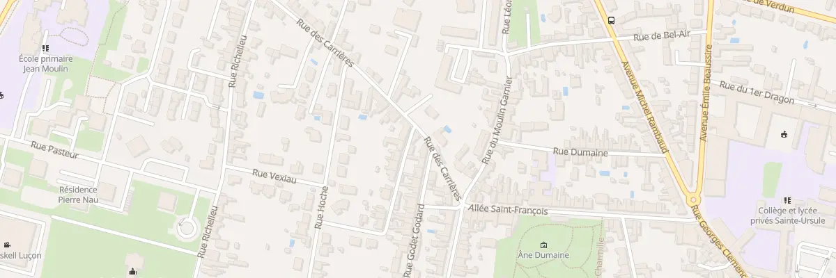 Plan du 9 Rue des carrières à Luçon