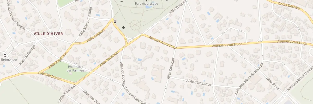 Plan du 58 Av Victor Hugo à Arcachon