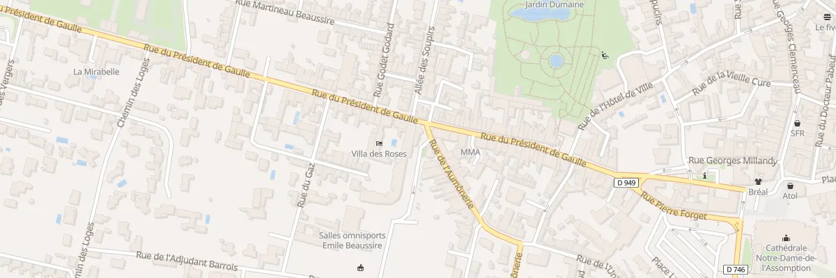 Plan du 37 Rue du Presid de Gaulle à Luçon