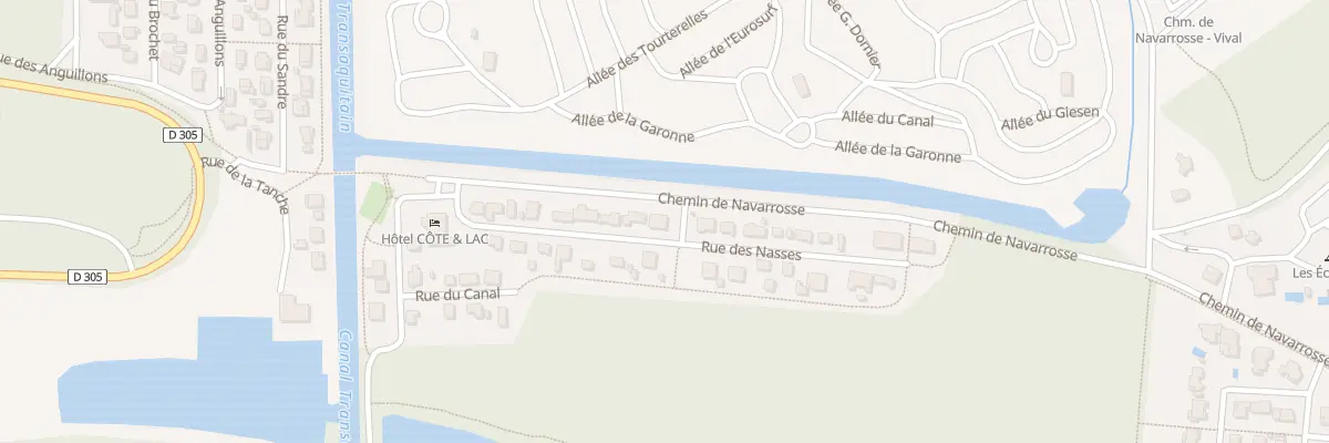 Plan du 177 Rue des Nasses à Biscarrosse