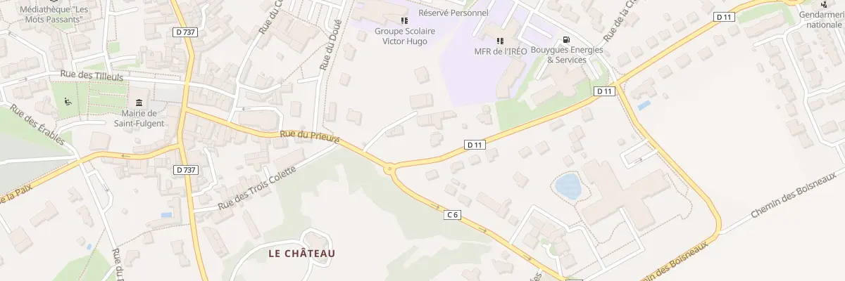 Plan du 2 Rue de gâtine à Saint-Fulgent