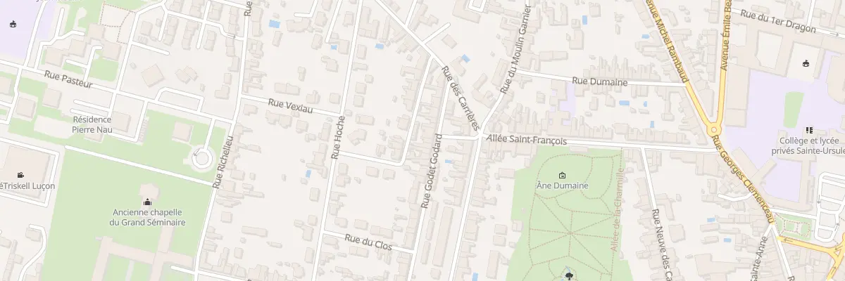 Plan du 69 Rue godet godard à Luçon