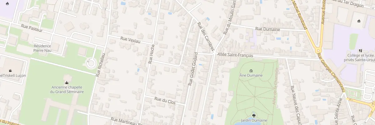 Plan du 63 Rue godet godard à Luçon
