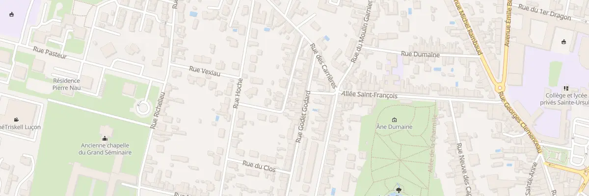 Plan du 67 Rue godet godard à Luçon