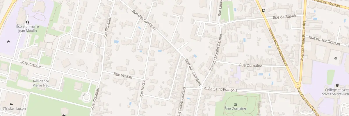 Plan du 2T Rue moulin fromentier à Luçon