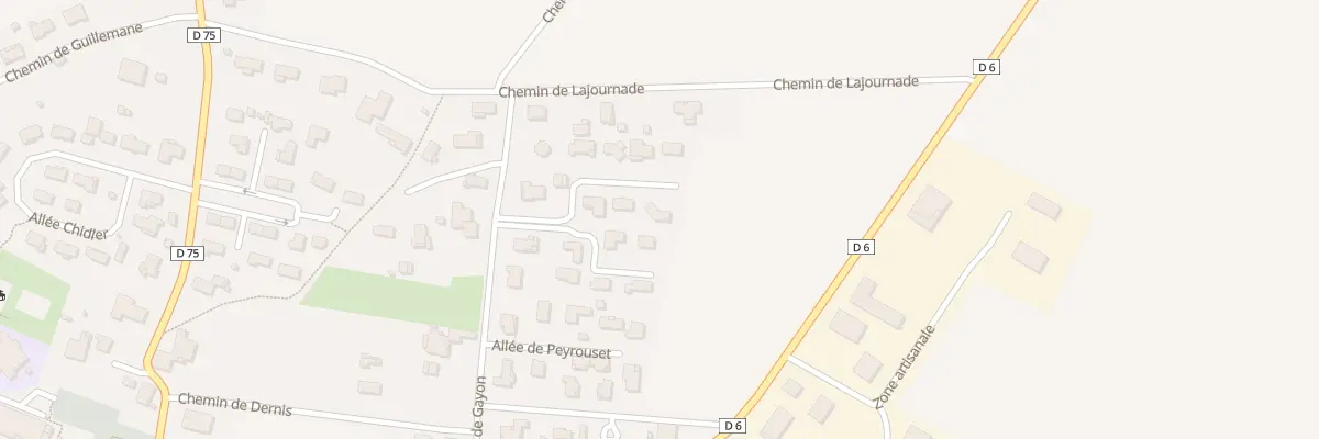 Plan du 154 All de Bruque à Port-de-Lanne