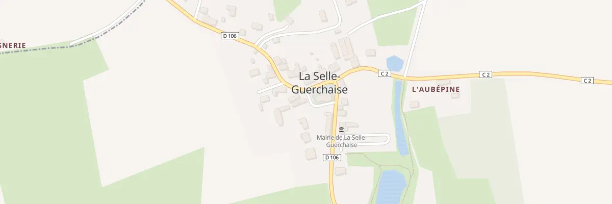 Plan du 5051 Le Bourg à La Selle-Guerchaise