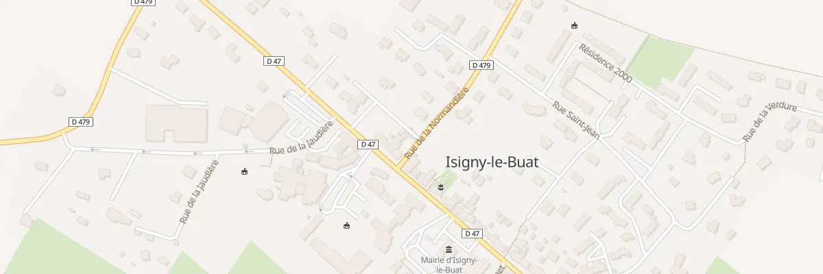 Plan du 3 Rue de la Normandiere Isigny à Isigny-le-Buat