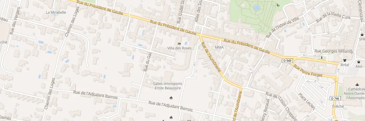 Plan du 10 Rue des anciens lavoirs à Luçon