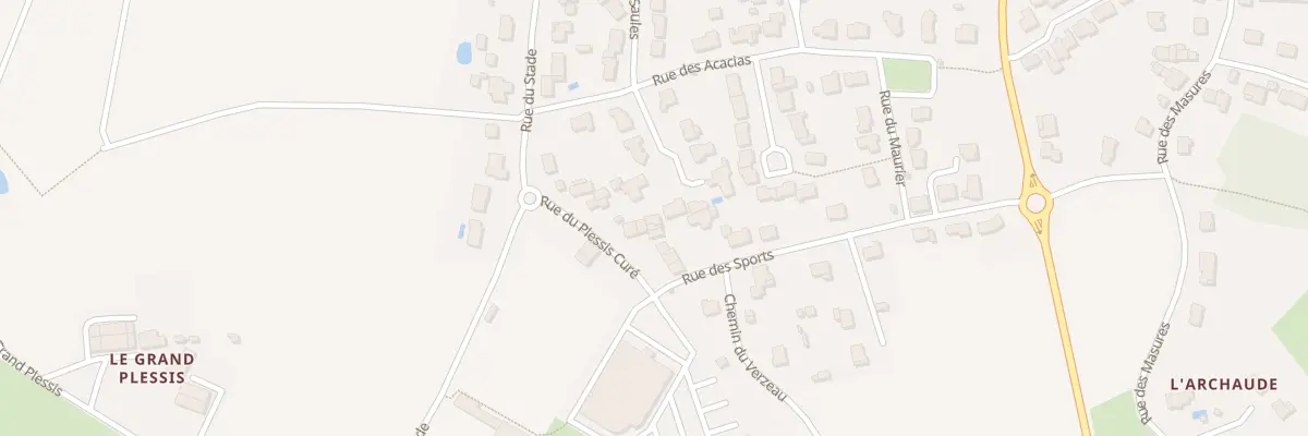 Plan du 30 Rue du Plessis Cure à Orée d’Anjou