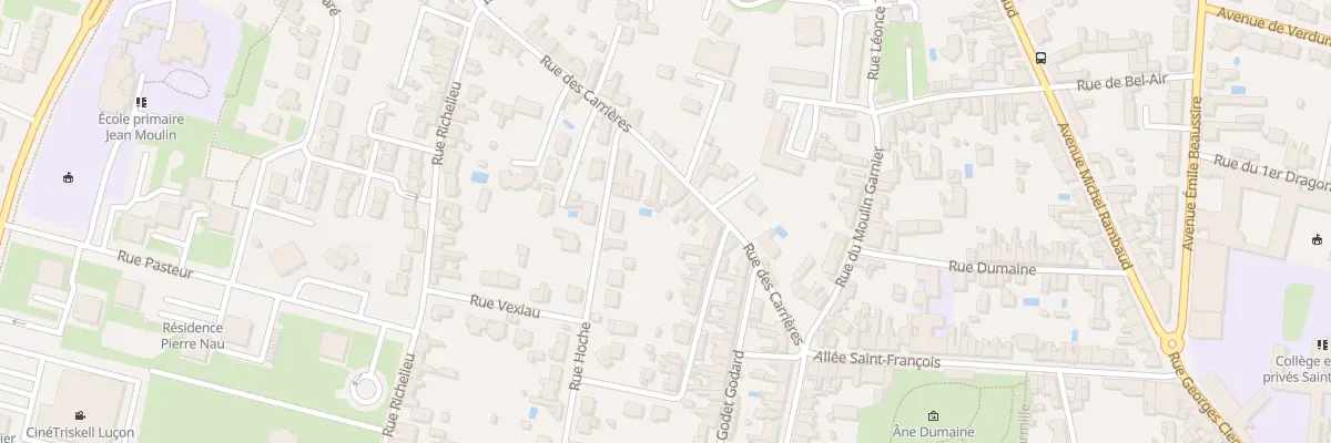 Plan du 15 Rue des carrières à Luçon