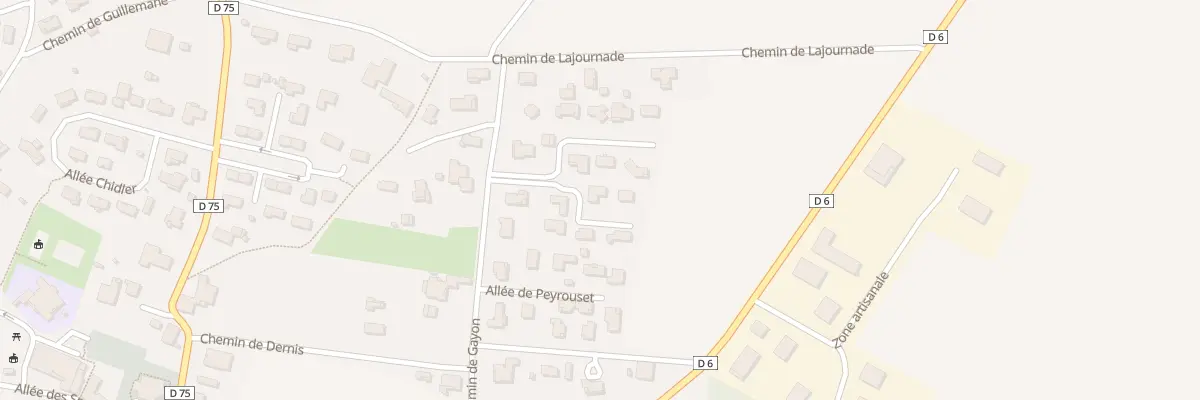 Plan du 55 All des Bastes à Port-de-Lanne