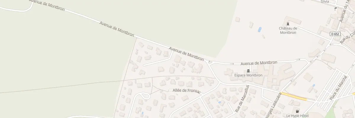 Plan du 389 Av de Montbron à Biscarrosse
