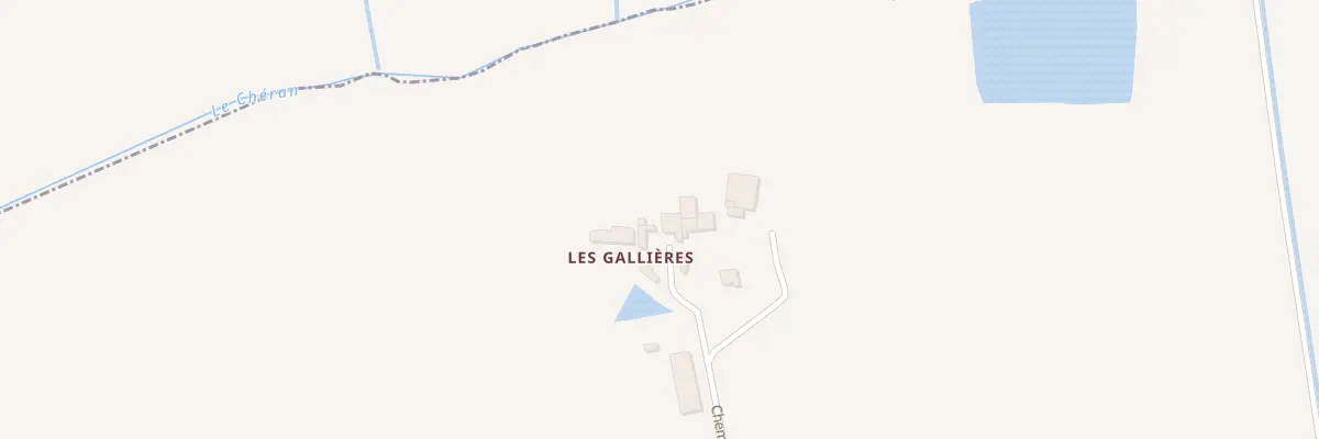 Plan du 1171 Che des Gallières à La Rouaudière