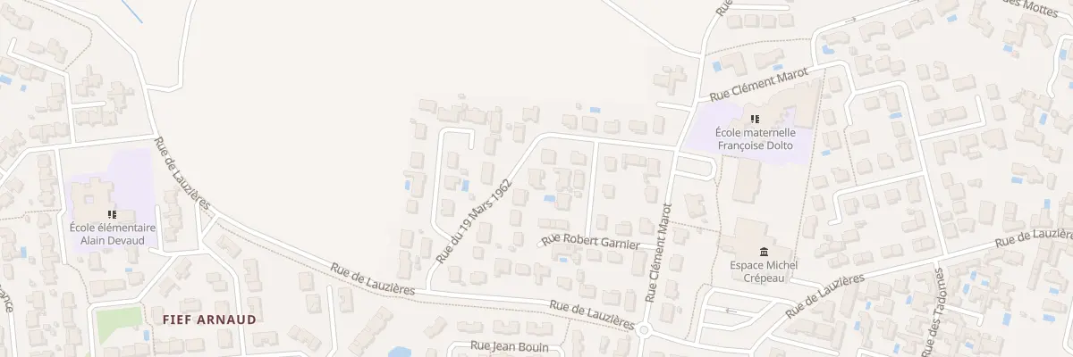 Plan du 8 Rue du Dix Neuf Mars 1962 à Nieul-sur-Mer