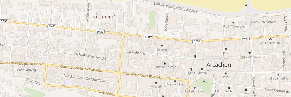 Plan du 51 Rue Jehenne à Arcachon