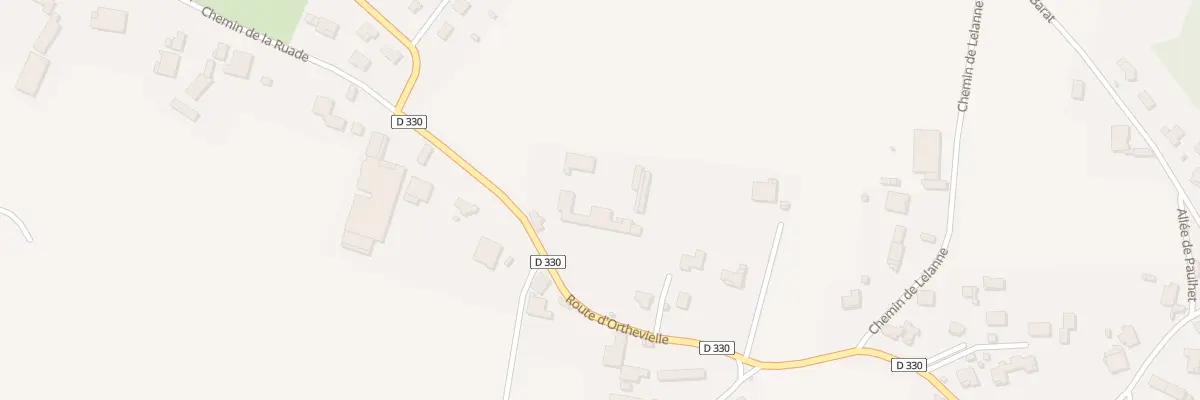 Plan du 575 Rte d’Orthevielle à Port-de-Lanne