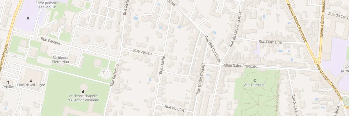 Plan du 22 Rue hoche à Luçon