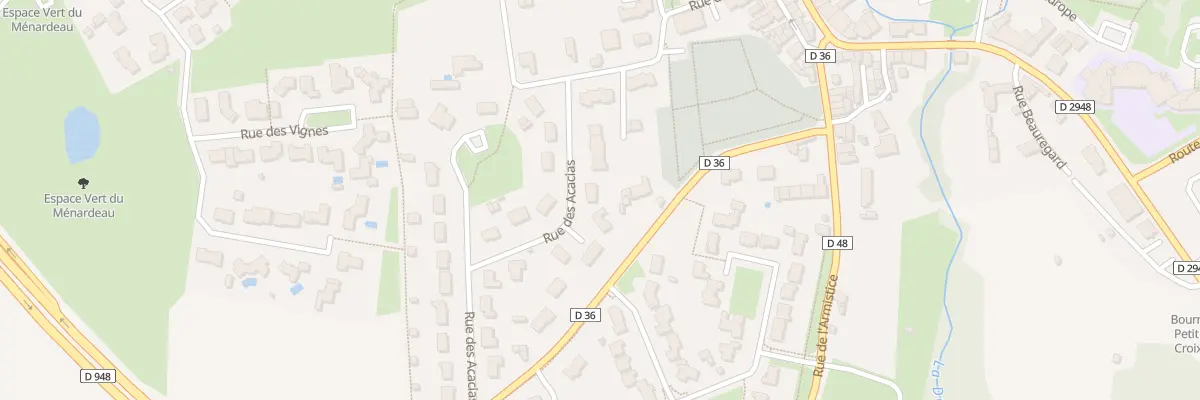 Plan du 16 Rue des Acacias à Bournezeau