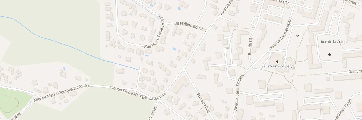 Plan du 694 Av Pierre Georges Latécoère à Biscarrosse