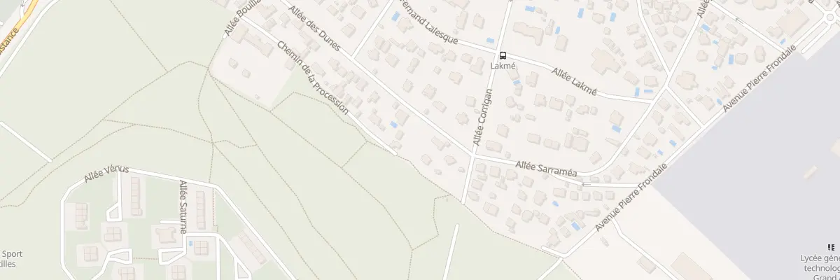 Plan du 6 All des Dunes à Arcachon